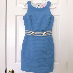 Gorgeous Lilly Pulitzer Tide Blue Kirkland Mini Dress - Size 0